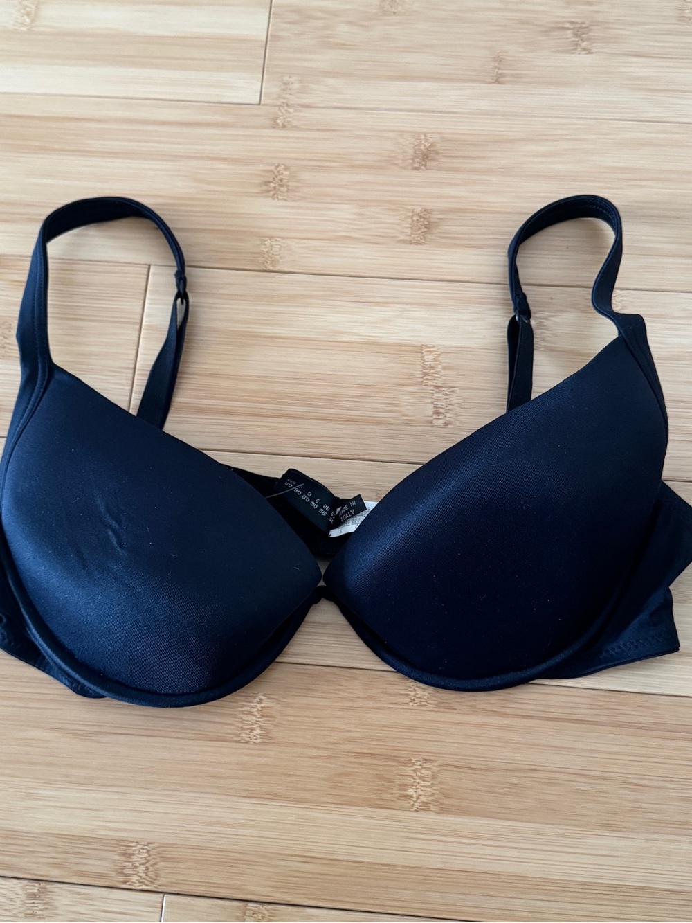 New! La Perla Malizia Demi Cup Fluid Bra Black 36B